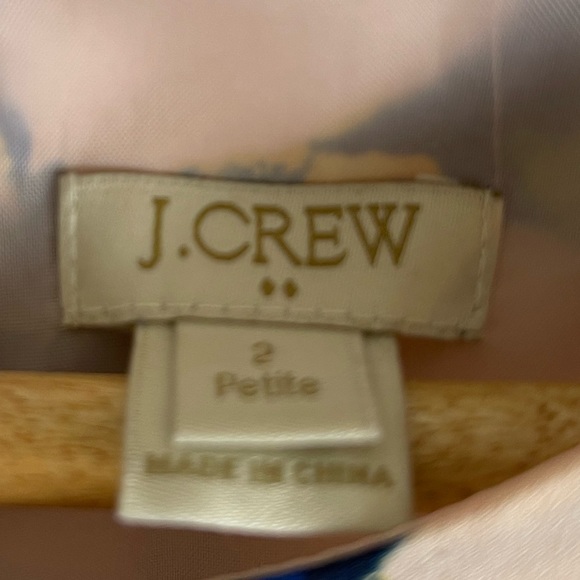 J.Crew Factory Floral Gallery Shift Dress Size 2P - Picture 9 of 9